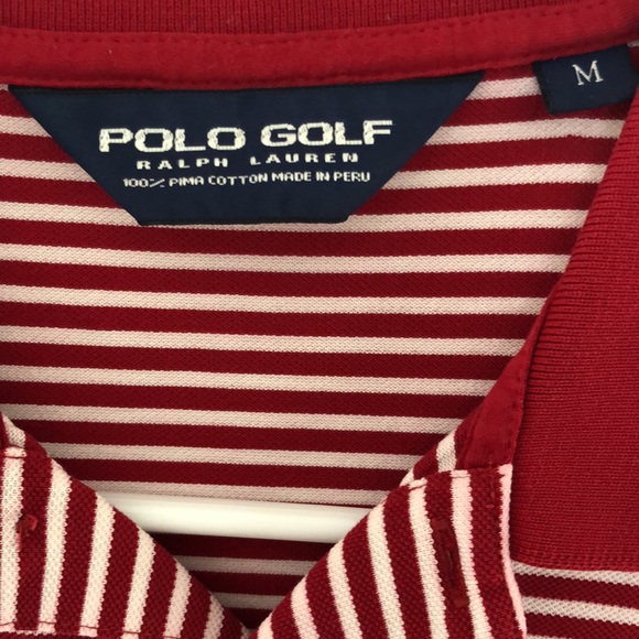 Ralph Lauren POLO GOLF Shirt Men’s Size M 100% Pima Cotton Oakmont Applique - Picture 2 of 6